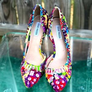 Steve Madden Jeweled Colorful Pump